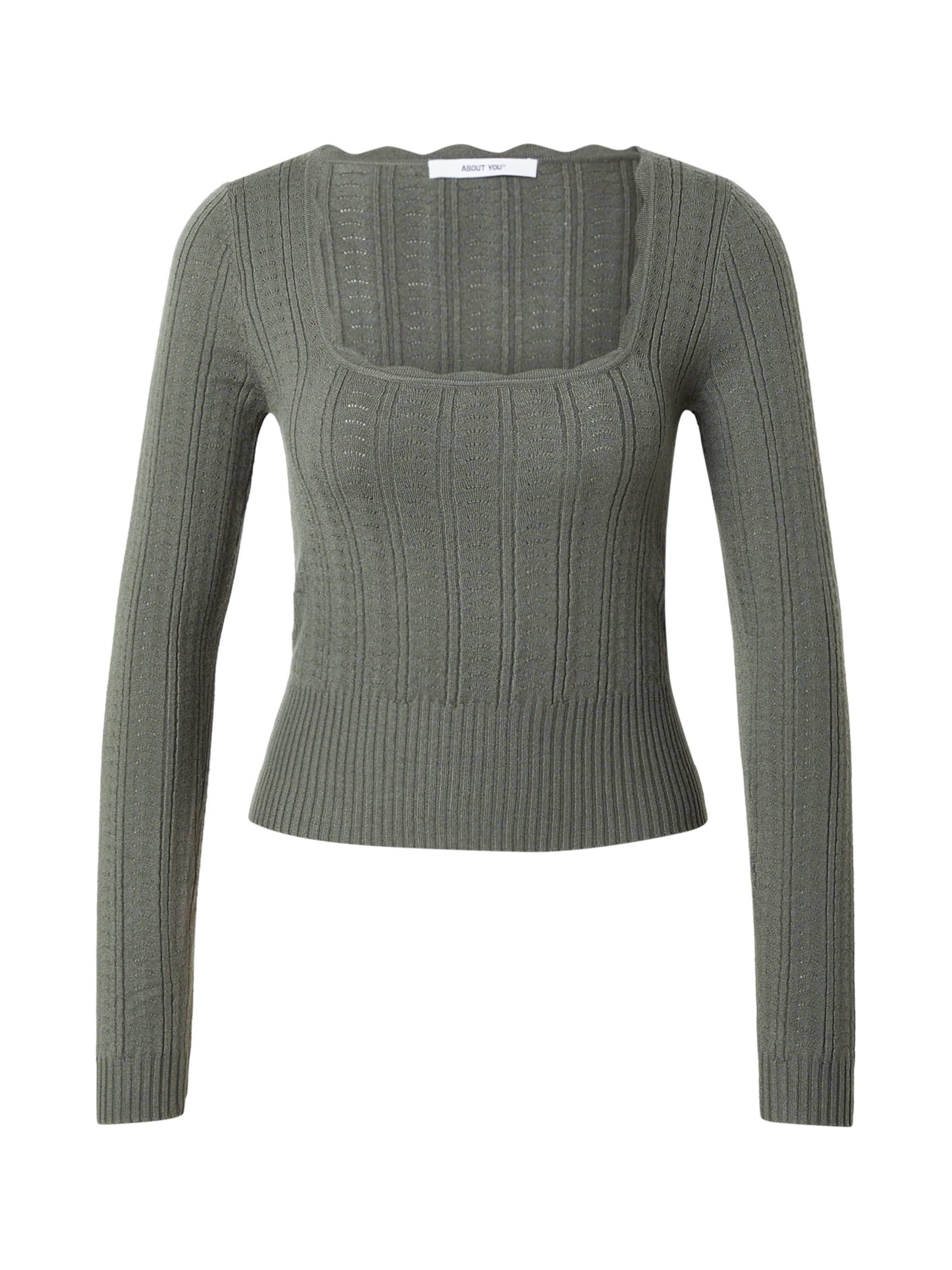ABOUT YOU Свитер 'Maria' в Зеленый: спереди