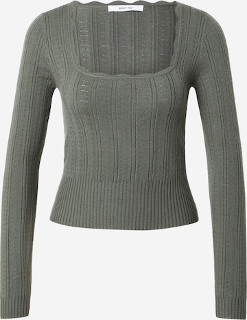 ABOUT YOU Свитер 'Maria' в Зеленый: спереди