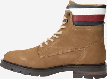 TOMMY HILFIGER Lace-Up Boots in Green