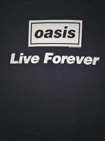 Oasis Shirt 'Live Forever'‌‌‌‌‌‌ in Schwarz
