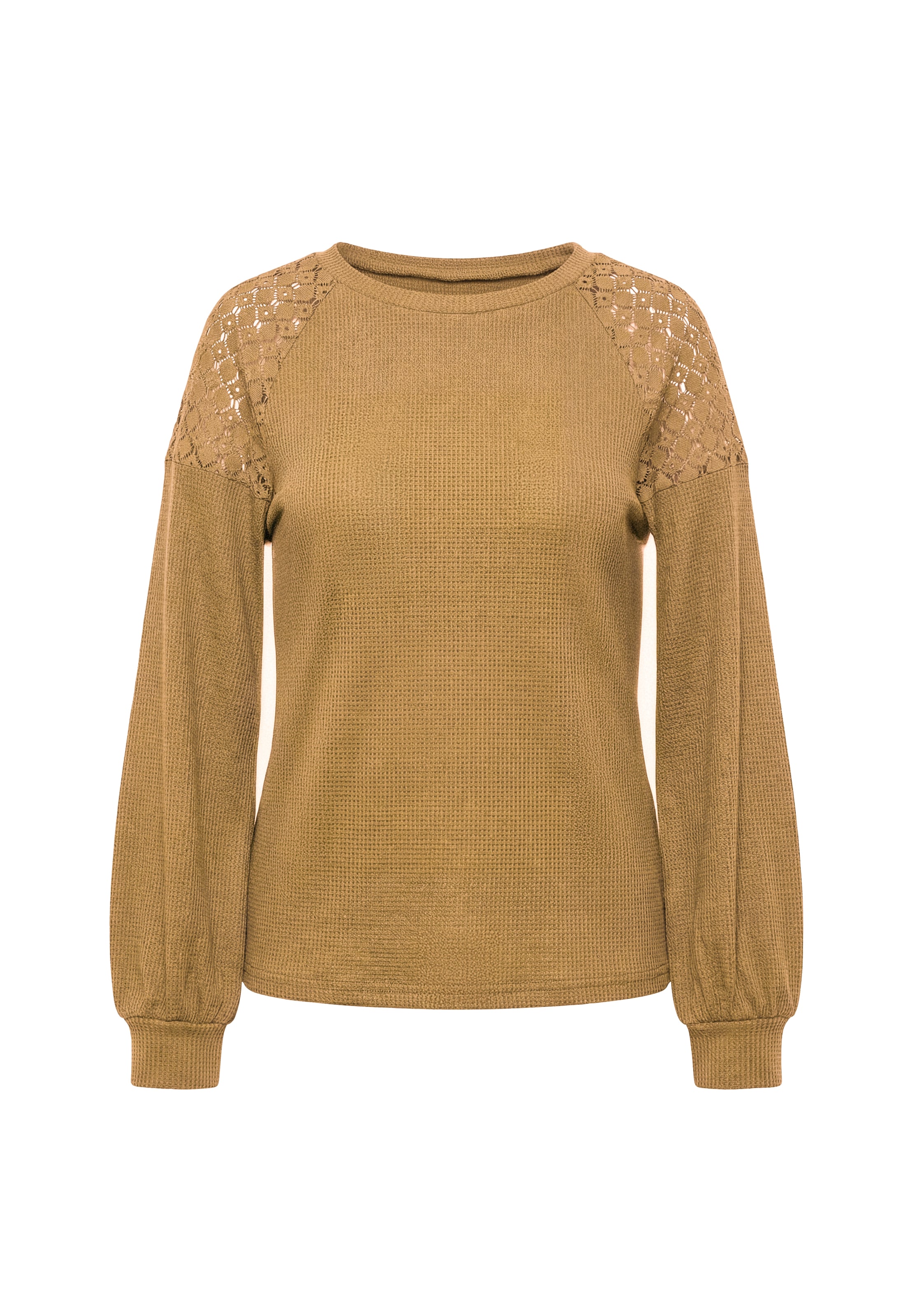 Pull-over usha BLACK LABEL en marron : devant