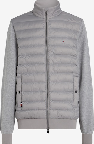 pelēks TOMMY HILFIGER Starpsezonu jaka: no priekšpuses