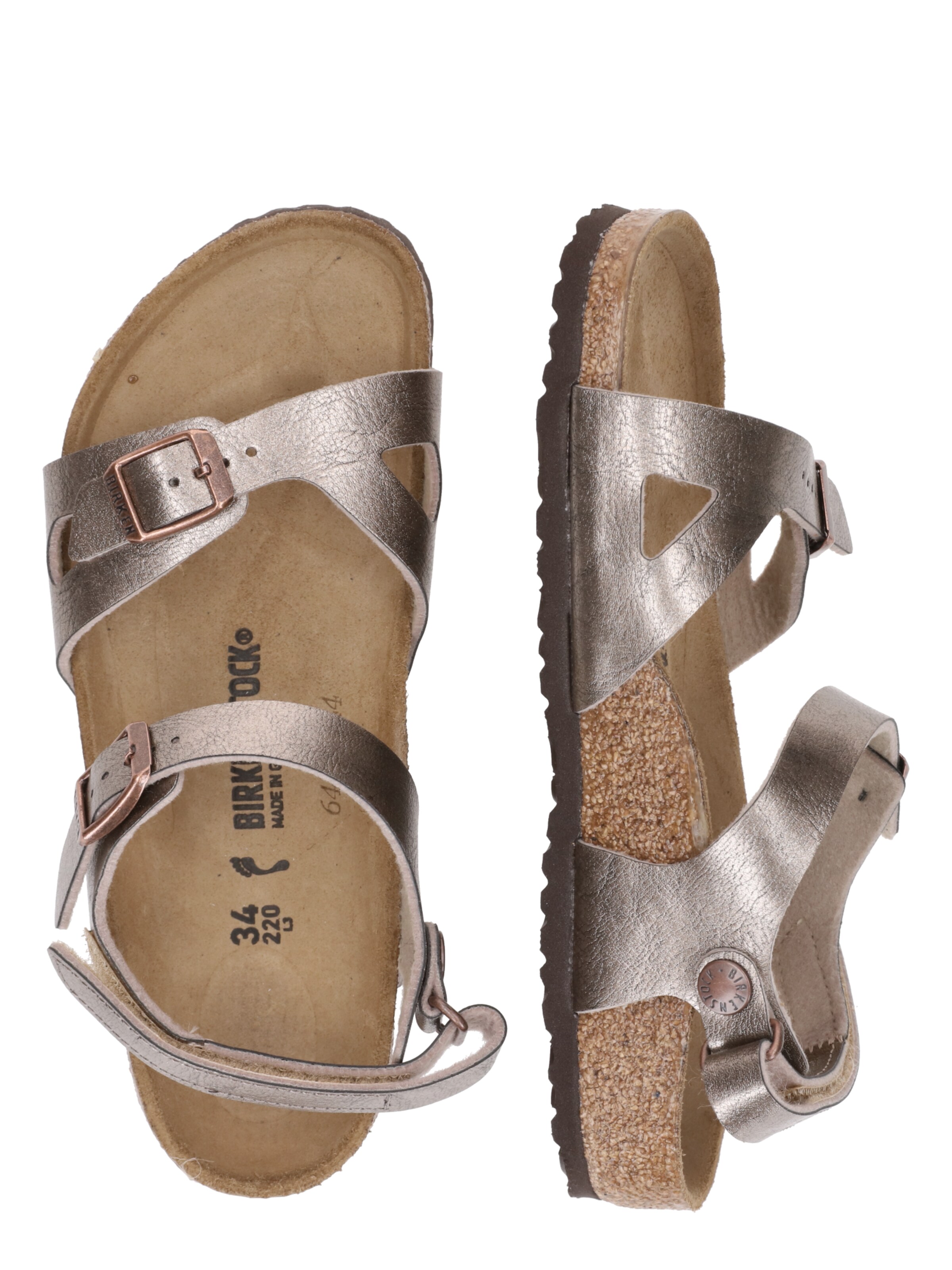 BIRKENSTOCK Open shoes 'Rio' in Bronze