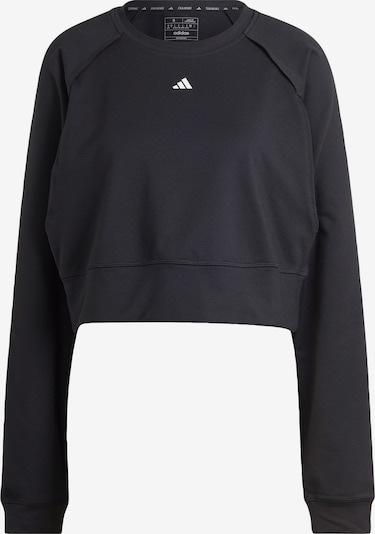 ADIDAS PERFORMANCE Sport sweatshirt 'Power' i svart / vit, Produktvy