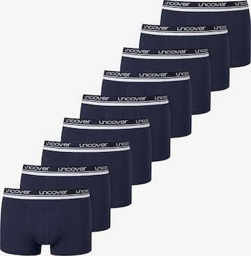 uncover by SCHIESSER Boxershorts 'Basic' in Blauw: voorkant