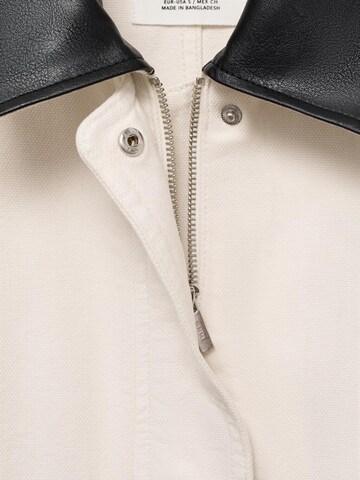 MANGO Övergångsjacka 'AMELIA' i beige