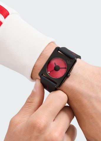 ADIDAS ORIGINALS Analog watch 'RETRO POP ONE' in Red
