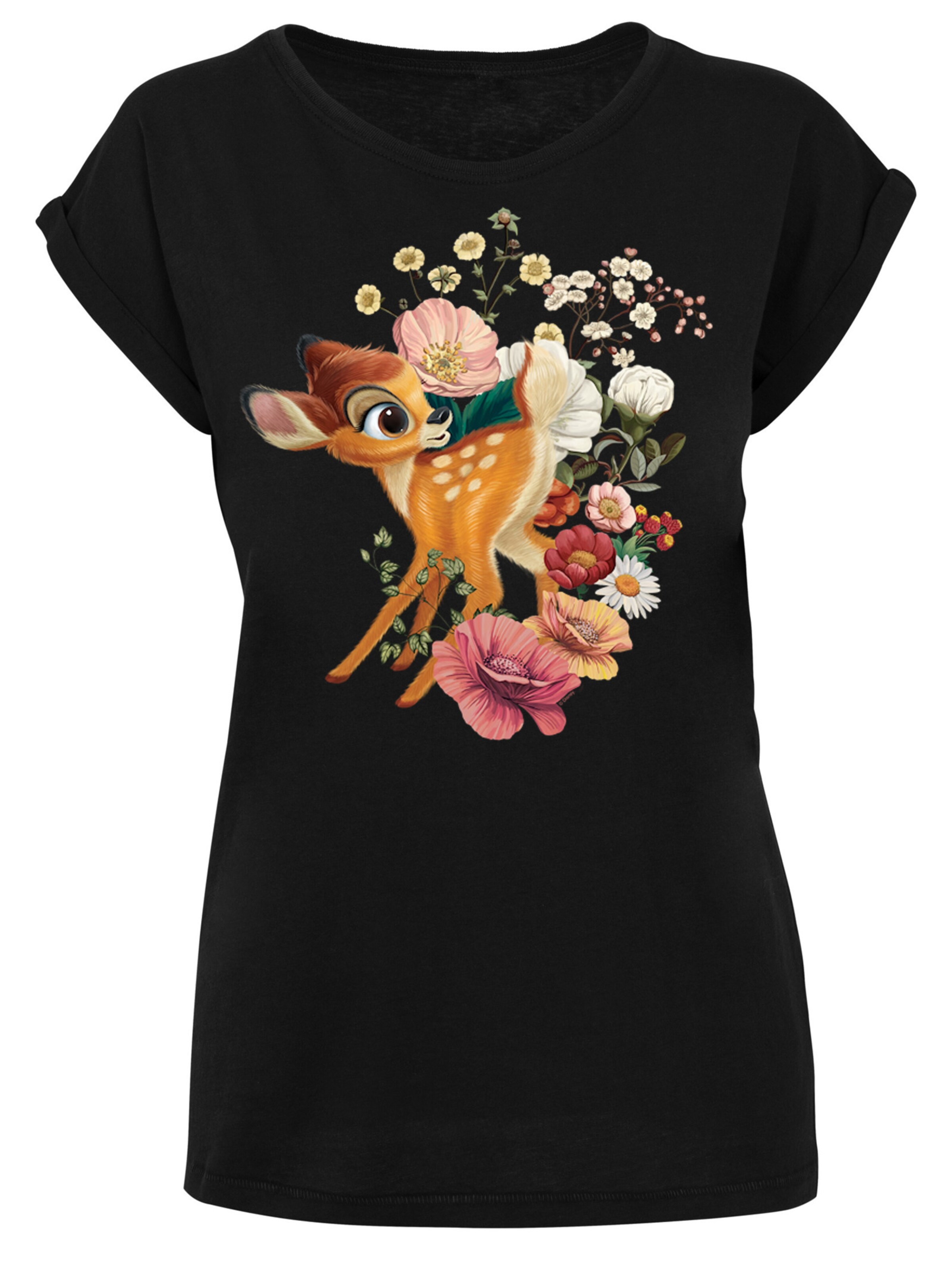 Maglietta di F4NT4STIC in nero: frontale