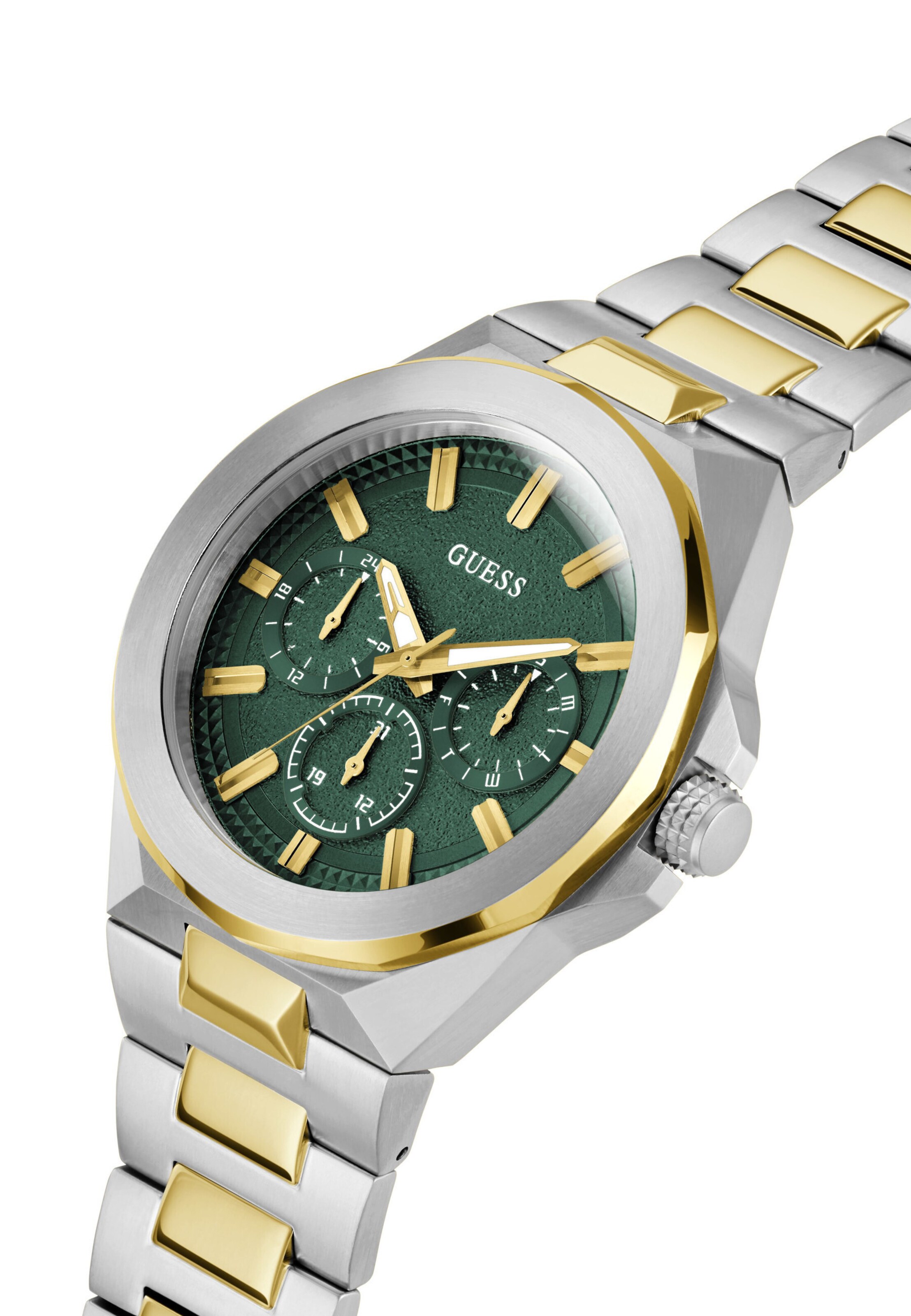 GUESS Analoog horloge 'DASHBOARD' in Gemengde kleuren