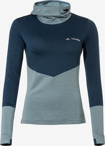 VAUDE Functioneel shirt 'Monviso' in Blauw: voorkant