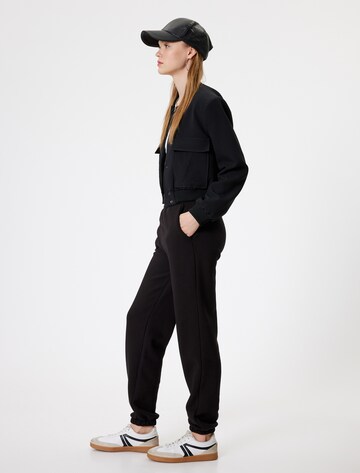 Koton Tapered Trousers in Black