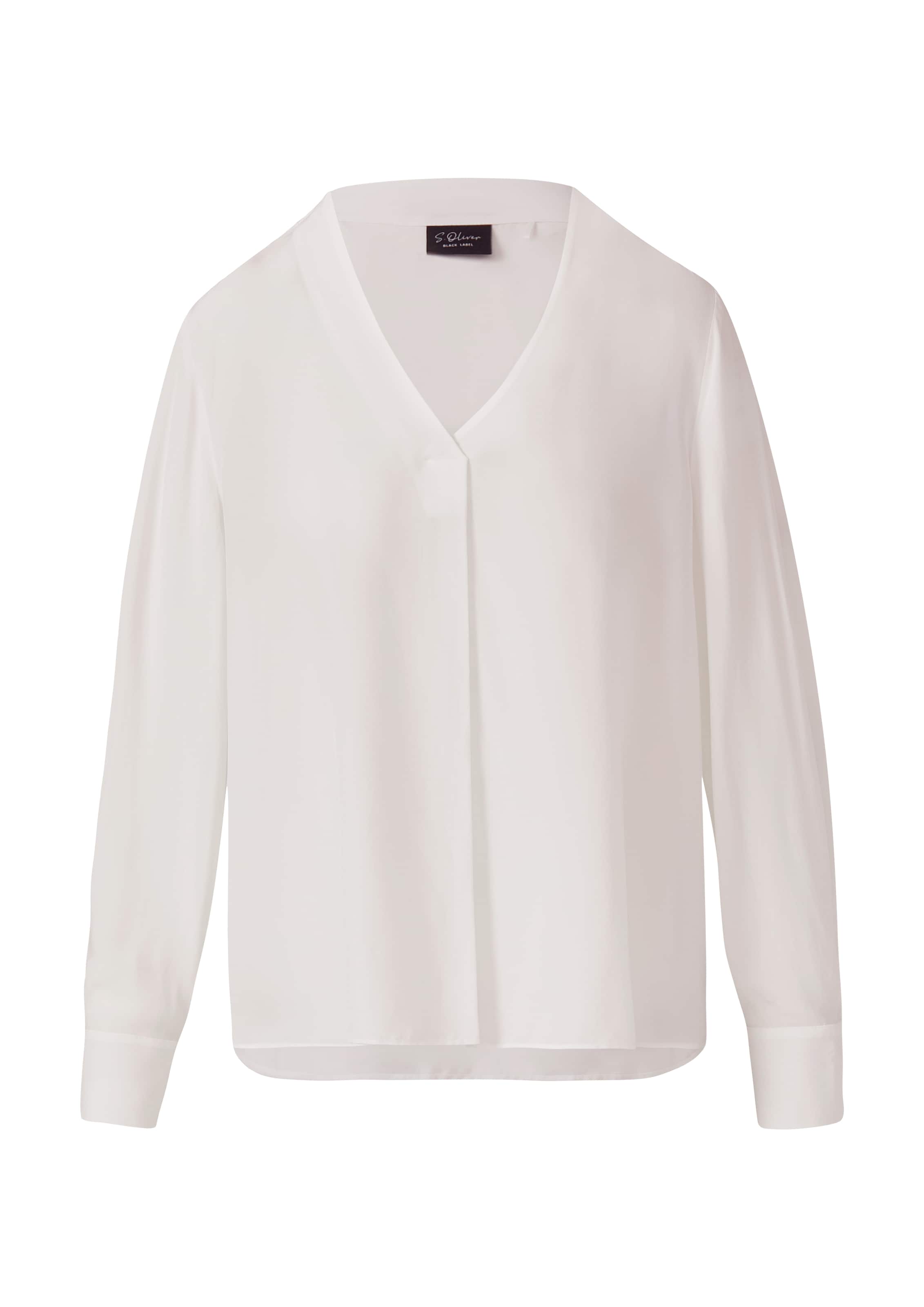 s.Oliver BLACK LABEL Bluzka w kolorze biały: przód