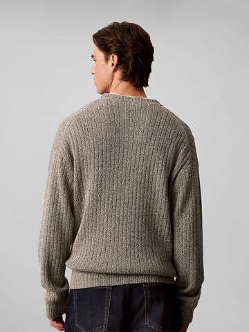 Calvin Klein Jeans Pullover in Grau