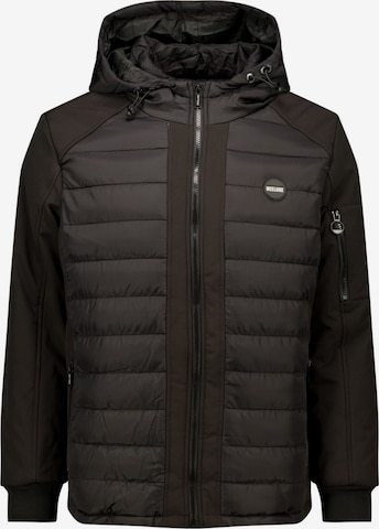 Manteau Deeluxe en noir : devant