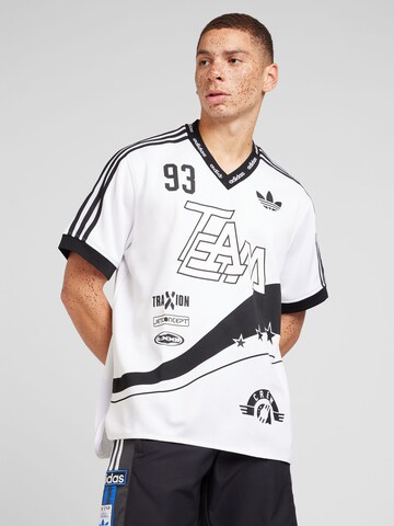 T-Shirt 'Team 93' ADIDAS ORIGINALS en blanc : devant