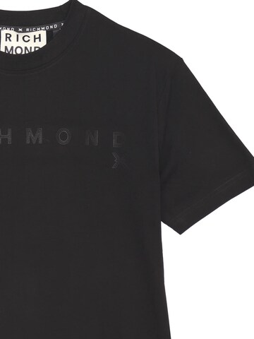 John Richmond Shirt 'PATUM' in Schwarz