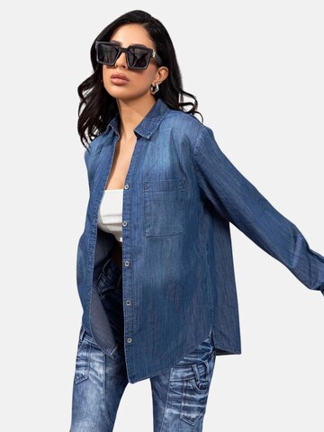 CIPO & BAXX Blouse in Blue