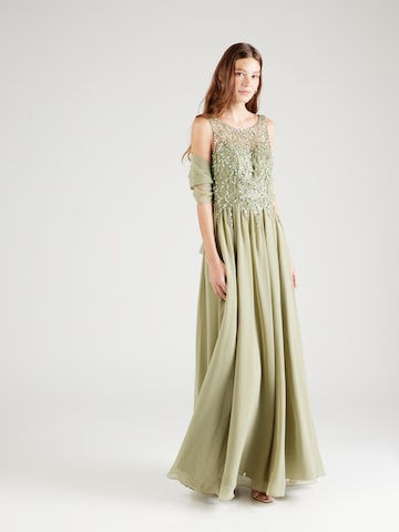 Unique Evening Dress in Green