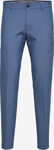Coupe slim Pantalon chino 'Josh' SELECTED HOMME en bleu : devant