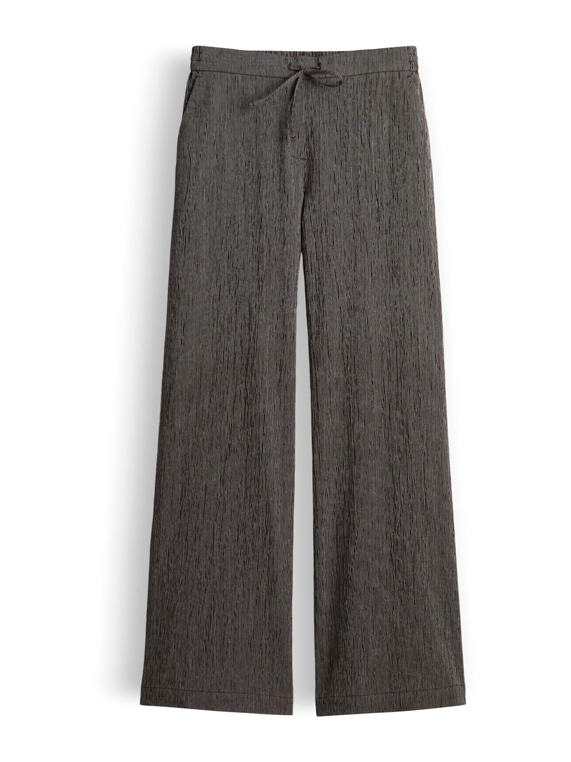 OPUS Wide leg Pants 'Melane' in Brown: front