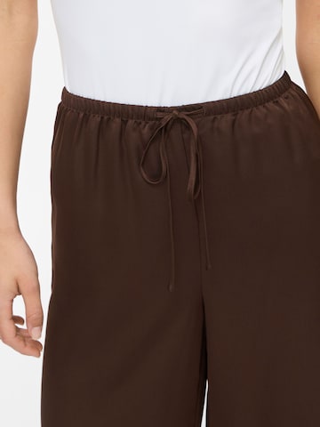 Wide Leg Pantalon 'VIEllette' VILA en marron