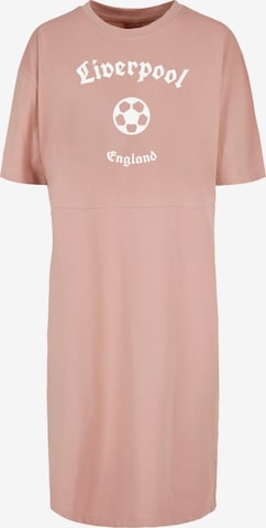 Merchcode Kleid 'Liverpool X' in Pink: predná strana