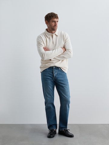 Sweat-shirt ' ' Scalpers en beige : devant
