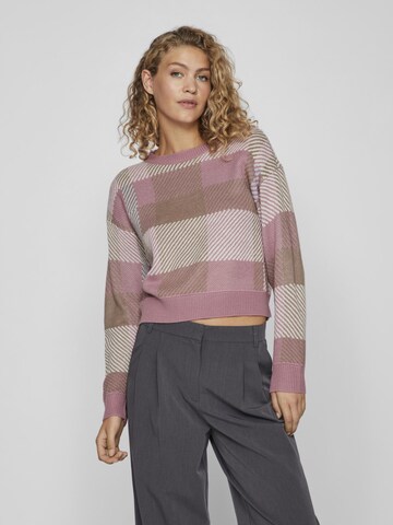 VILA Sweater in Pink: front