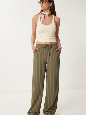 Happiness İstanbul Wide Leg Bukser i grøn