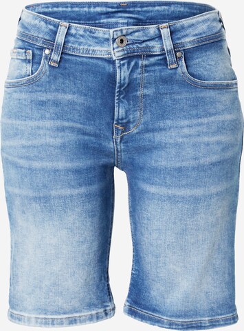 Pepe Jeans Regular Jeans 'Poppy' in Blauw: voorkant