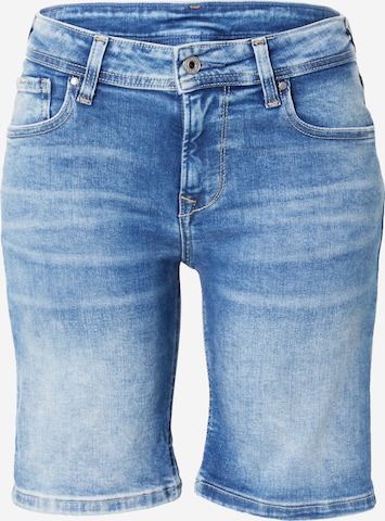 Jean 'Poppy' Pepe Jeans en bleu : devant