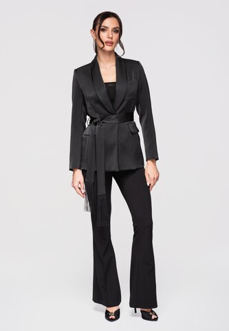 Ombre Blazer in Black