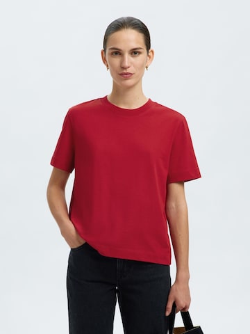 SELECTED Shirt in Red: front