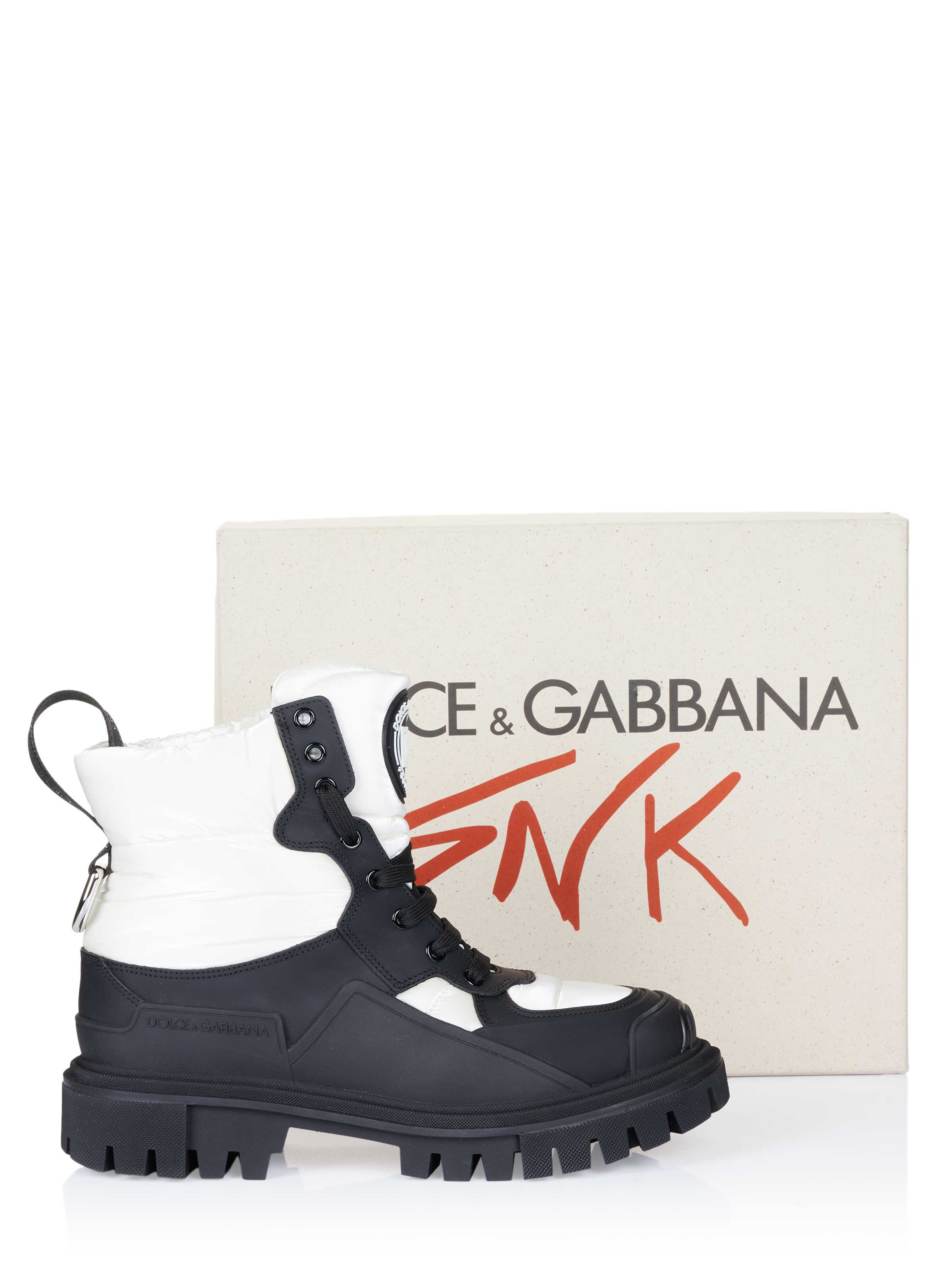 DOLCE & GABBANA Snowboots 'Dolce & Gabbana Stiefel' in Zwart