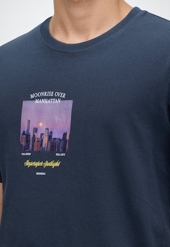 JACK & JONES - Camiseta 'JORFREDERIKSBERG' en azul