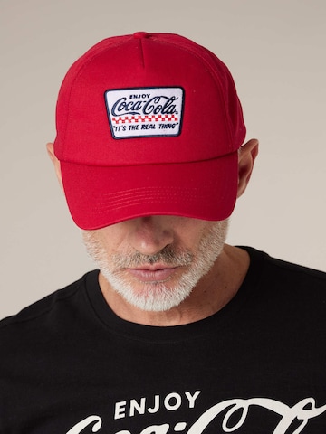 Casquette ' DELICIOUS ' Deeluxe en rouge : devant