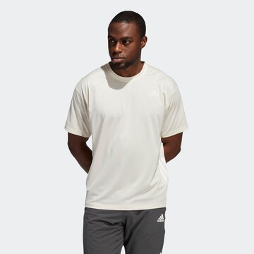 T-Shirt fonctionnel ADIDAS SPORTSWEAR en blanc : devant