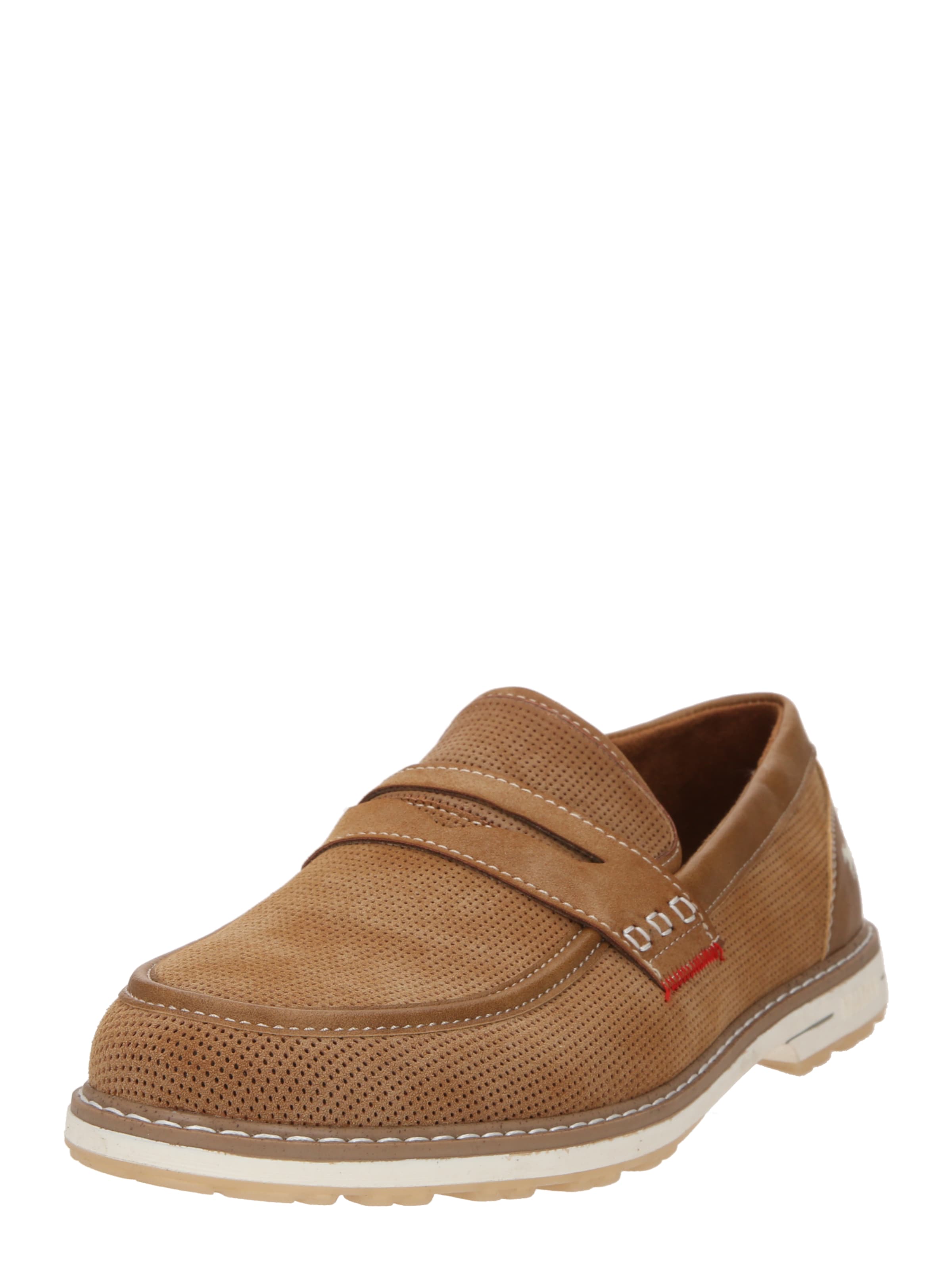 MUSTANG Papuče - Hnedá: predná strana