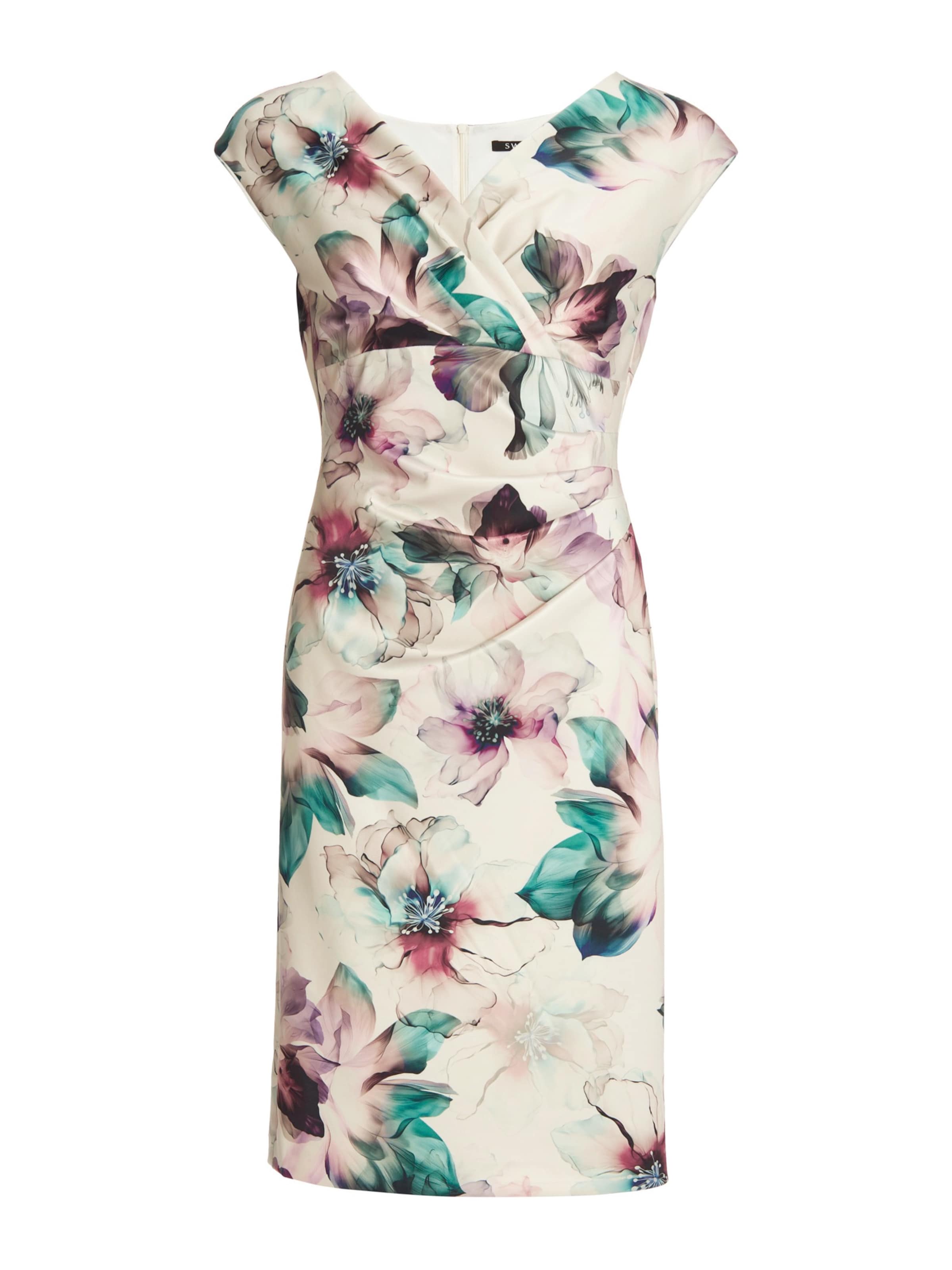 SWING Dress in Beige: front
