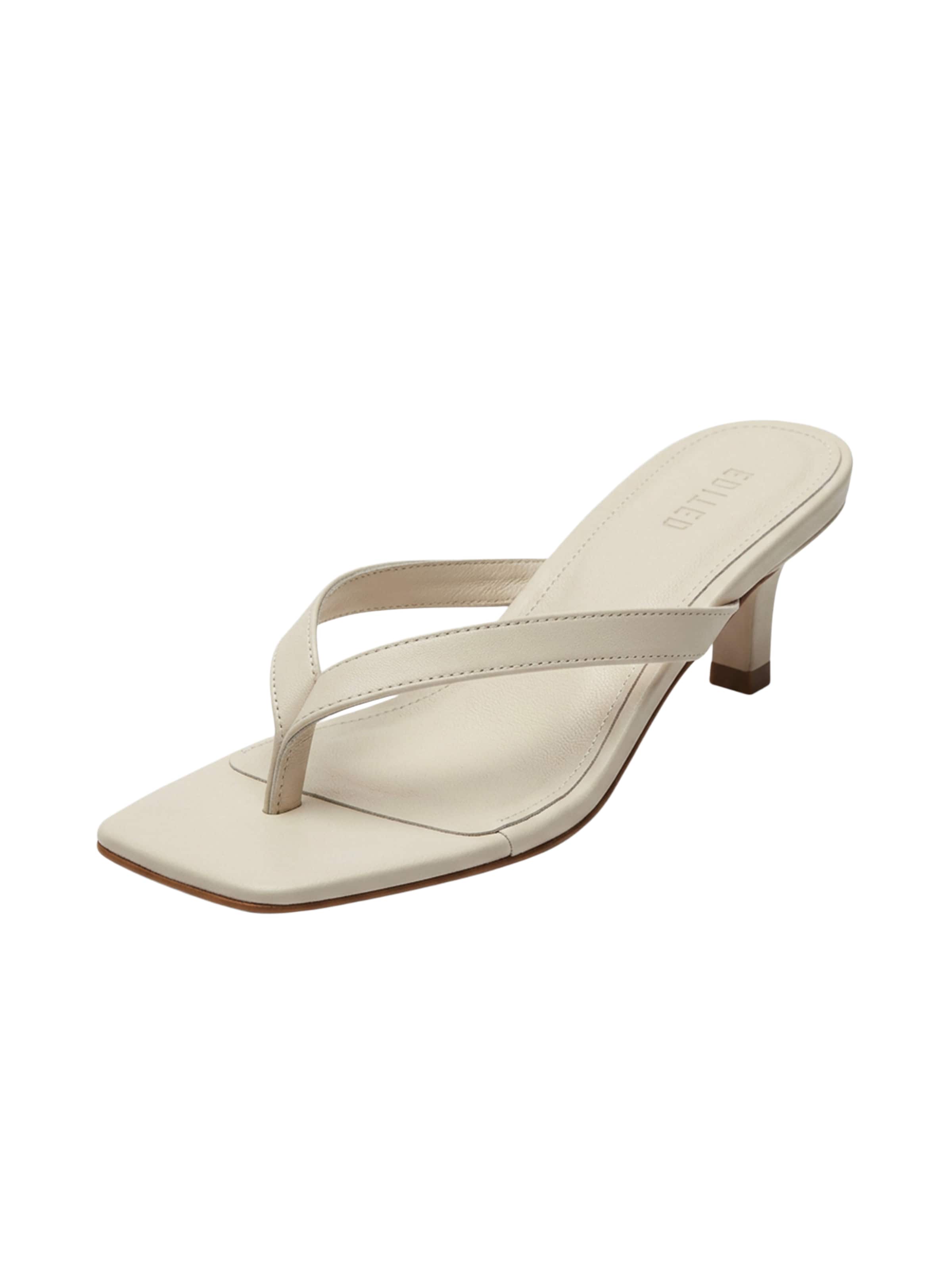 EDITED Sandal 'Nico' in White: front
