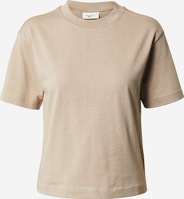 Gina Tricot T-Shirt in Beige: predná strana