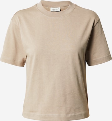 Gina Tricot Shirt in Beige: front