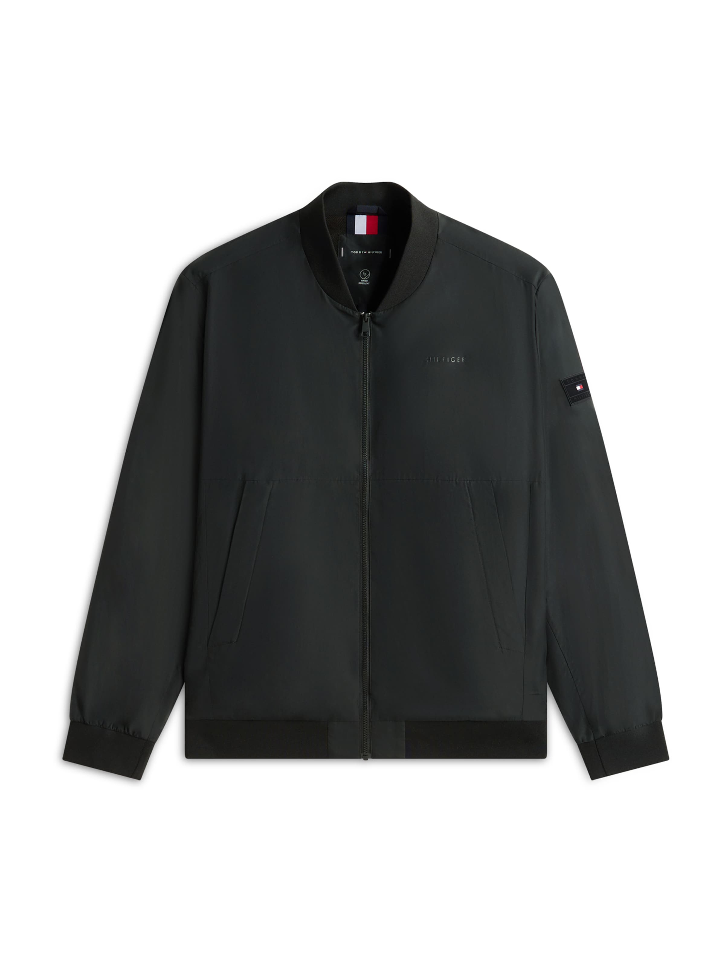 Tommy Hilfiger Big & Tall Between-season jacket in Black: front