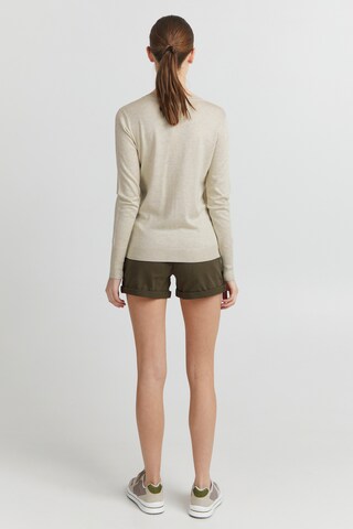 Oxmo Gebreid vest 'Hlin' in Beige