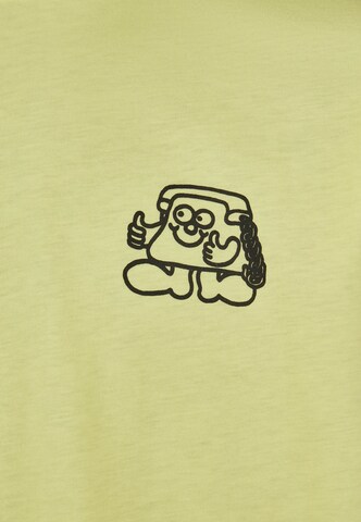 Cleptomanicx Shirt 'Connected' in Yellow