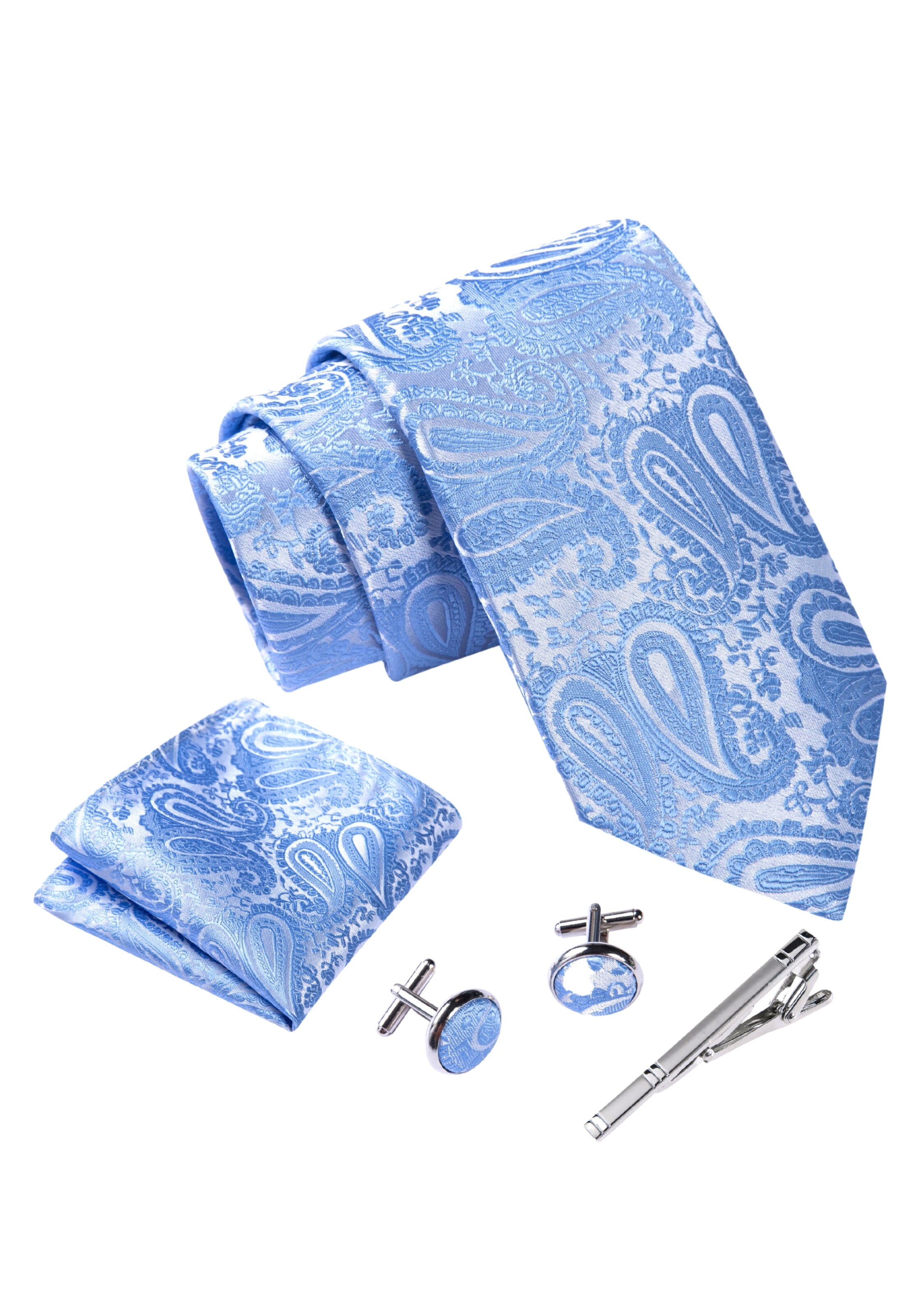 Massi Morino Krawatte in Blau: Vorderseite