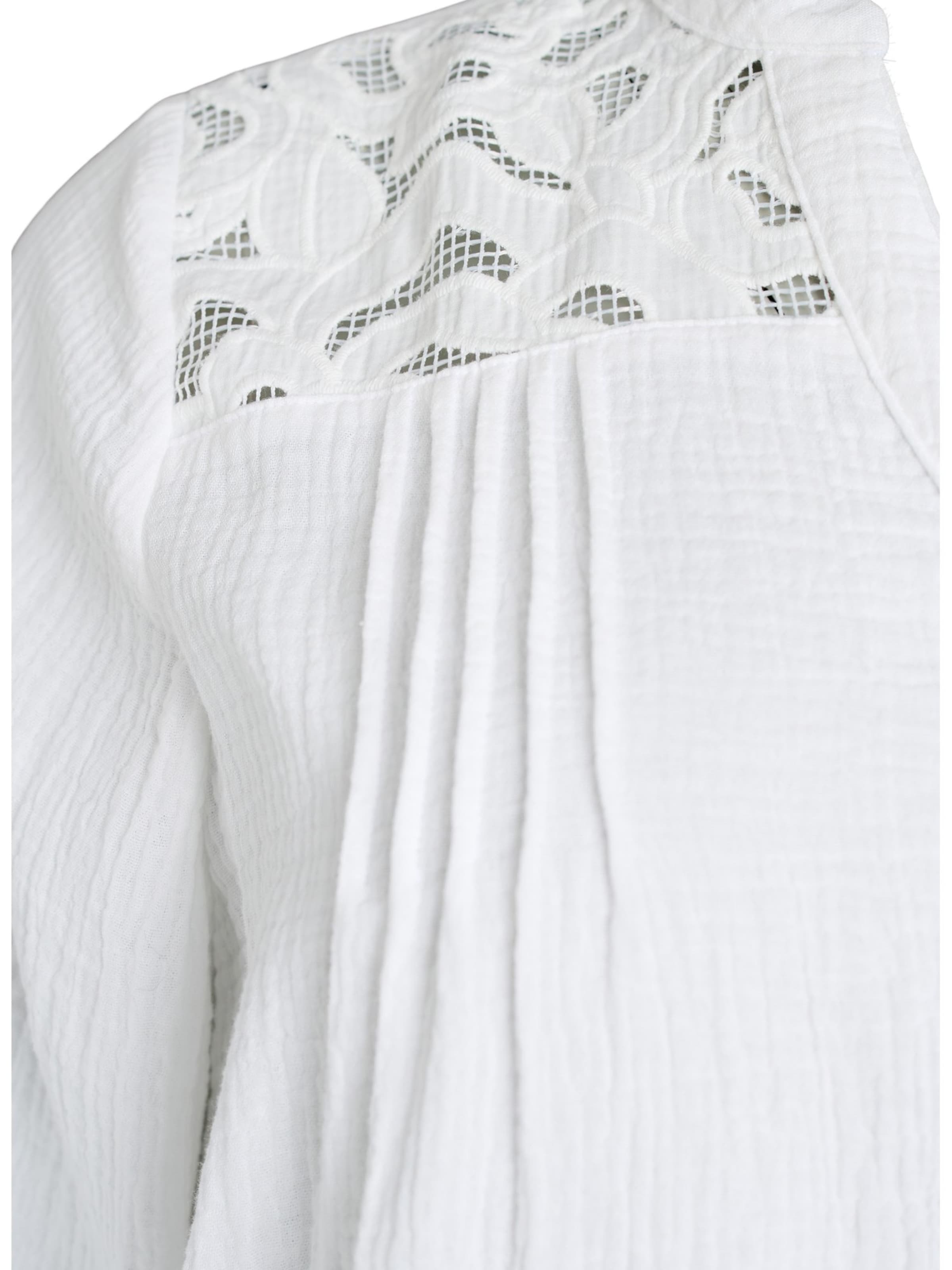 Camicia da donna 'Vviva' di Zizzi in bianco