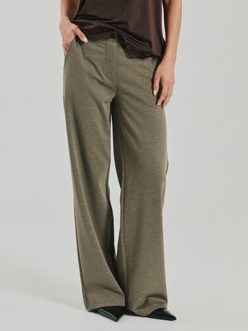 Freequent Broek 'FQNanni-pants morel melange' in Grijs