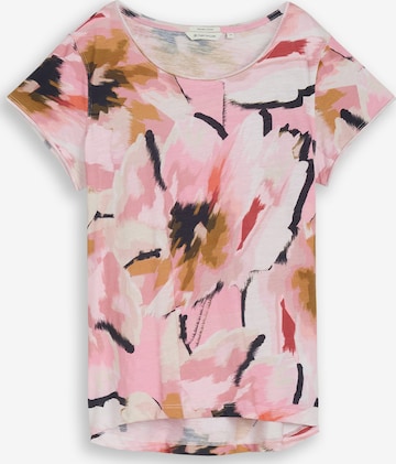 TOM TAILOR Тениска в розово: отпред