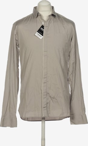 Tiger of Sweden Button Up Shirt in L in Grey: front